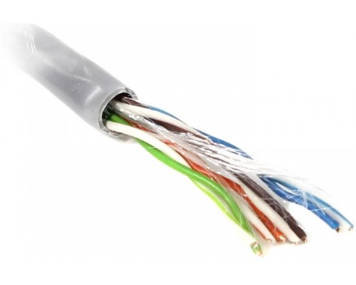 Кабель UTP Cat 5e BaseLevel BL-UTP04-5e, ССA, PVC, 4 пары, 24AWG(0.50мм), CCA, оболочка PVC, бухта 305м, 1м