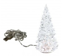 Новогодняя елка светящаяся, Хрустальная елочка, Orient 340 USB