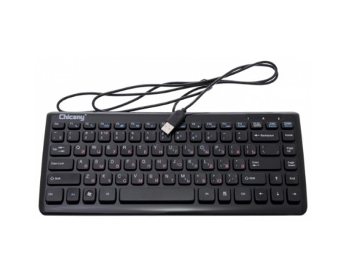 Клавиатура Chicony KU-0903 мини-клавиатура USB черный глянец