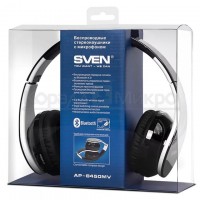 Гарнитура Sven AP-B450MV беспроводные Bluetooth 4.0 накладные черный