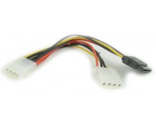 Переходник питания Cablexpert CC-SATA-PSY2 SATA HDD 15-pin + Molex F --> Molex 4-pin M, 15см