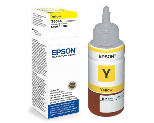Чернила Epson T6644 C13T66444A (Yellow) для L100/L200 70ml (O)