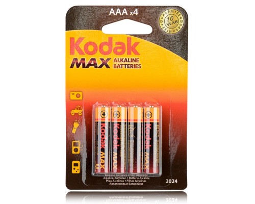 Элемент питания  AAA Kodak LR03 MAX BP4