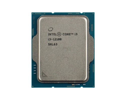 Процессор Intel Core i3-12100 3,30GHz (4,30GHz) 4core HT L3-12Mb 2xDDR4-3200/2xDDR5-4800 UHD Graphics 730 TDP-60W(Turbo Power-89W) LGA1700 OEM