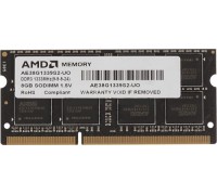 Модуль памяти DDR3 AMD 8Gb 1333MHz CL9 SO-DIMM 1,5v R338G1339S2S-UO RTL
