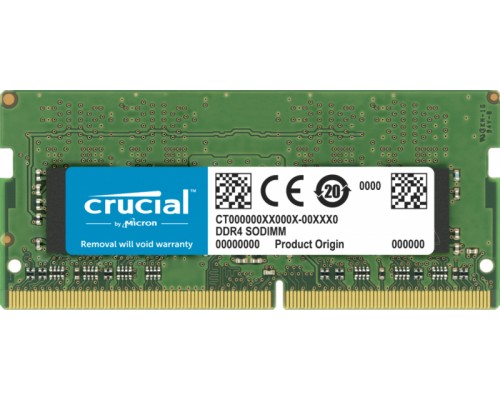 Модуль памяти DDR4 Crucial 8Gb 3200MHz CL19 SO-DIMM 1,2v CT8G4SFRA32A RTL