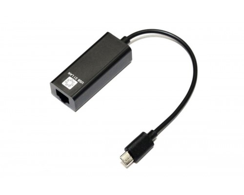 Сетевой адаптер 100Мбит/с 5Bites UA3C-45-08BK USB3.1 Type-C черный