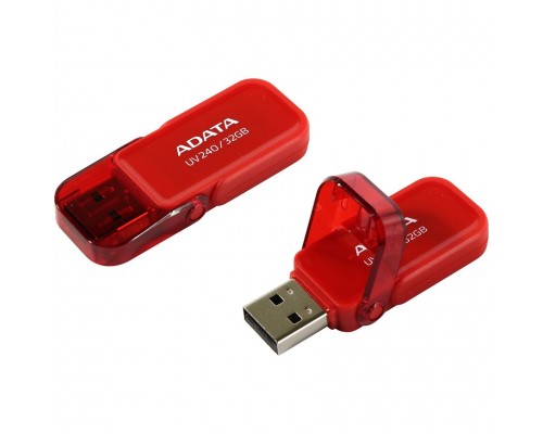 Флеш драйв A-DATA USB 2.0 32Gb UV240 AUV240-32G-RRD красный