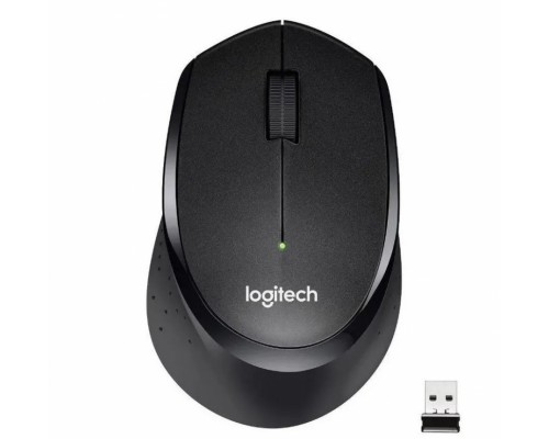 Мышь Logitech Wireless Mouse M330 Silent Plus беспроводная оптическая 1000dpi USB черный (910-007079)