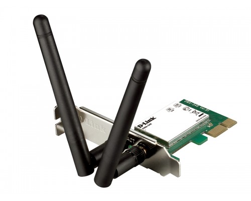 Адаптер Wi-Fi 802.11n D-Link DWA-548/B1B 300Мбит/с, PCI-Ex1