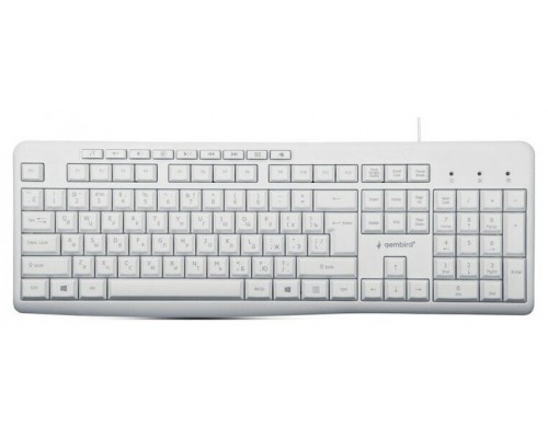 Клавиатура Gembird KB-8430M USB белый