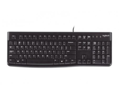 Клавиатура Logitech K120 Corded Keyboard, 105кн. USB черный (920-002583)