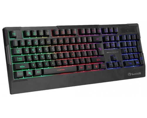 Клавиатура Marvo K606, игровая, 3 режима RGB подсветки  USB2.0 черный