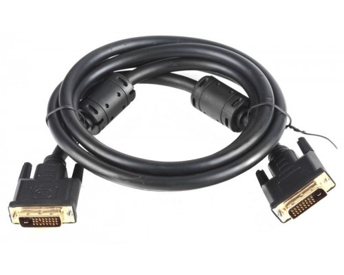Кабель DVI ExeGate Dual Link (m) DVI-D 1.8м черный