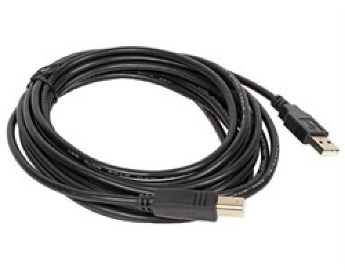 Кабель USB AM-BM Gembird CCP-USB2-AMBM-15 USB2.0 зол конт, черный, 4.5м