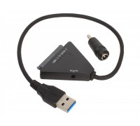 Адаптер HDD Orient UHD-512 SATA (2.5/3.5/5.25) HDD --> USB3.0, с разъемом доп. питания 12v