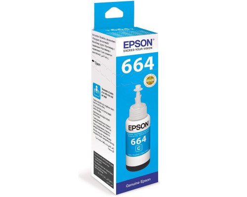 Чернила Epson T6642 C13T66424A (Cyan) для L100/L200 70ml (O)