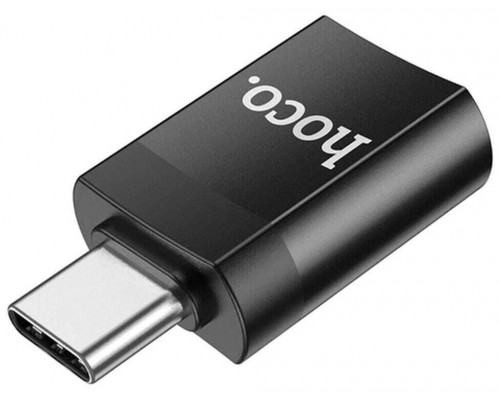 Адаптер USB 2.0 на Type-C Hoco UA17  поддержка функции OTG и передачи данных, зарядка 2A / 3A / 60W
