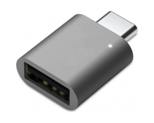 Адаптер USB 3.0 Type-C-AF OTG KS-is KS-388-S, серый