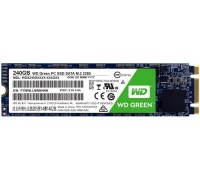Накопитель SSD M.2 240Gb SATA III Western Digital Green WDS240G2G0B 2280 (TLC), Write 465MB/s, Read 540MB/s, 40TBW