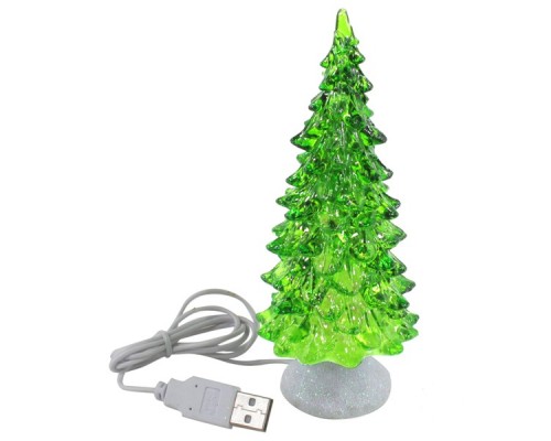 Новогодняя елка светящаяся, ледяная елочка с музыкой Orient 339M USB