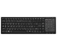Клавиатура Defender TouchBoard MT-525 Nano Black, беспроводная, USB, сенсорная панель, черный (45525)