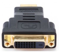 Переходник видео Gembird A-HDMI-DVI-3 DVI (F) --> HDMI (M), зол. контакты