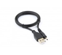 Кабель USB Gembird CC-USB-AMP25-0.7M AM-DC 2.5 5V, экран, черный, 0.7м