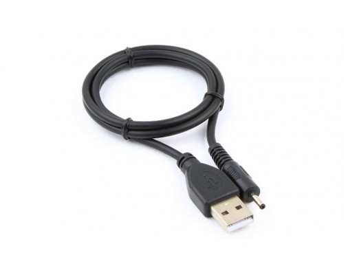 Кабель USB Gembird CC-USB-AMP25-0.7M AM-DC 2.5 5V, экран, черный, 0.7м