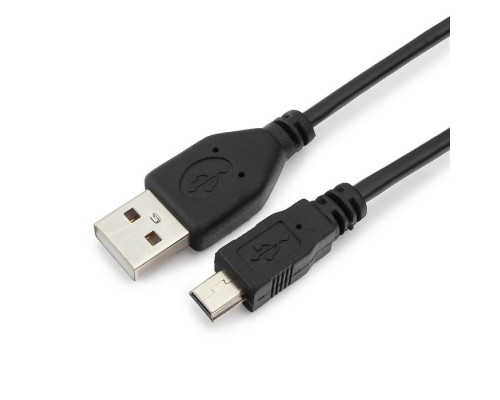 Кабель USB AM-miniB 5Pin Гарнизон GCC-USB2-AM5P-0.5M, 0.5м