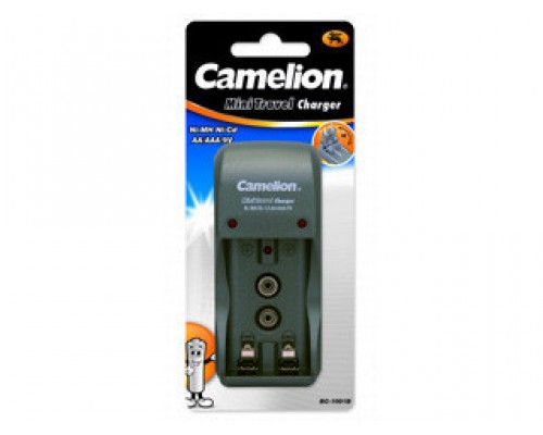 Зарядное устройство Camelion BC-1001A 2хAA/2хAAA/9V, 200mA, складная вилка