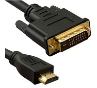 Кабель HDMI-DVI 5bites APC-073-020 Dual link, позолоченные контакты, экран, 2м