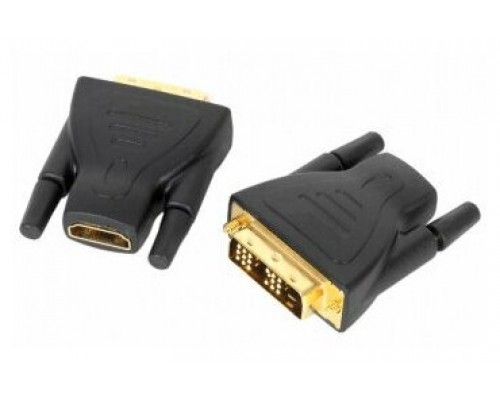 Переходник видео Gembird A-HDMI-DVI-2 DVI (M) --> HDMI (F), зол. контакты