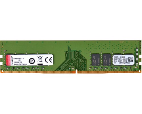 Модуль памяти DDR4 Kingston 8Gb 2666MHz CL19 DIMM 1,2v ValueRAM KVR26N19S8/8 RTL