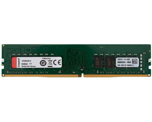 Модуль памяти DDR4 Kingston 16Gb 3200MHz CL22 DIMM 1,2v KVR32N22S8/16 RTL
