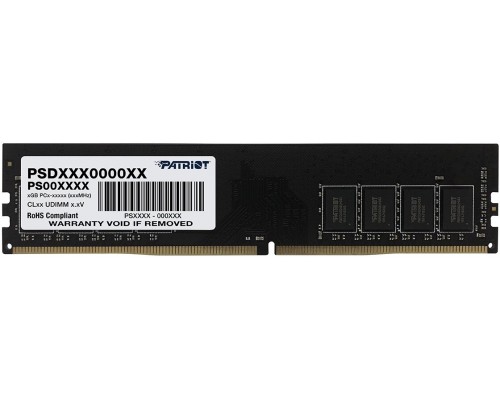 Модуль памяти DDR4 Patriot 16Gb 2666MHz CL19 DIMM 1,2v PSD416G266681
