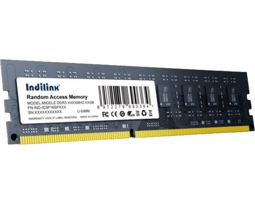 Модуль памяти DDR3 Indilinx 4Gb 1600MHz CL11 DIMM 1,5v IND-ID3P16SP04X