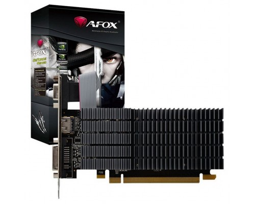 Видеокарта 2048Mb PCI-E AFOX GeForce GT710 AF710-2048D3L5 64bit PCI-E 2.0 GDDR3 1xD-Sub 1xDVI 1xHDMI Silent RTL