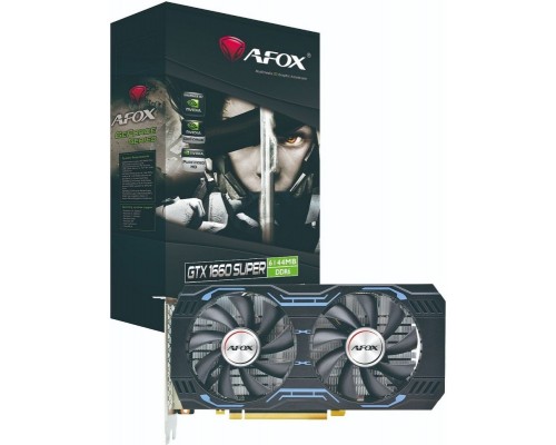 Видеокарта 6144Mb PCI-E Afox GeForce GTX 1660 SUPER AF1660S-6144D6H1-V4 192bit PCI-E 3.0 GDDR6 1xDVI 1xHDMI 1xDP RTL