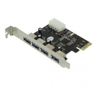 Контроллер PCI-Ex1 Orient VA-3U4PE  USB3.0 (4 внешн.)