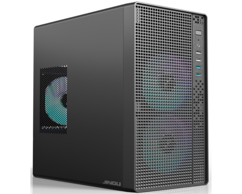 Корпус ACD Citadel 107 ATX, fan case 4x120mm (установлено 1x120mm), 2xUSB3.0, 2xUSB2.0, черный (без БП)