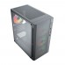 Корпус ACD Citadel 104 mATX, fan case 6x120mm: установлено 4x120mm ARGB, 1xUSB3.0, 2xUSB2.0,  закаленное стекло, черный (без БП)