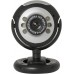Web камера Defender C-110 (63110), 0,3Mpx, микрофон, кнопка фото, универсальное крепление на монитор или горизонтальную поверхность, USB, черный
