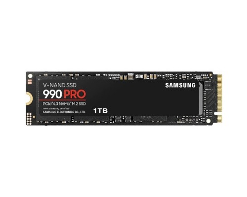 Накопитель SSD M.2 1000Gb PCI-E4.0x4 Samsung 990 PRO MZ-V9P1T0BW NVMe, Write 6900MB/s, Read 7450MB/s, 600TBW