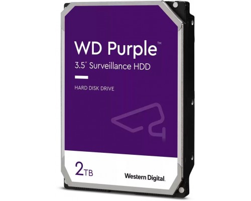 Винчестер 2000Gb SATAIII Western Digital Purple WD23PURZ 5400rpm 256Mb, адаптирован для систем видеонаблюдения