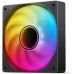 Вентилятор 120x120x25мм  JONSBO SL-120B Black, 1500rpm, 32dB, 4pin PWM, 3-pin 5V ARGB, черный