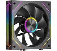 Вентилятор 120x120x25мм PCCooler F3 X120R ARGB BK, гидродинамический подшипник, 4pin PWM, 800-1800RPM, 28,4dBA, 54CFM, ARGB, реверсный, черный