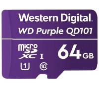 Карта памяти MicroSD 64Gb Western Digital Ultra Endurance WDD064G1P0C Class 10 UHS-I U1