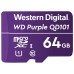 Карта памяти MicroSD 64Gb Western Digital Ultra Endurance WDD064G1P0C Class 10 UHS-I U1