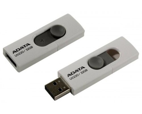 Флеш драйв A-DATA 32Gb USB2.0 Flash Drive UV220 AUV220-32G-RWHGY, белый